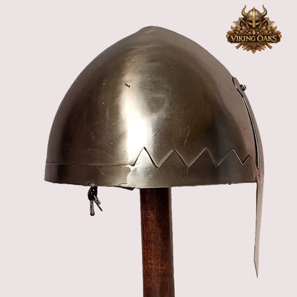 Handmade Norman Nasal Helmet – Medieval Knight Replica with  Display Stand