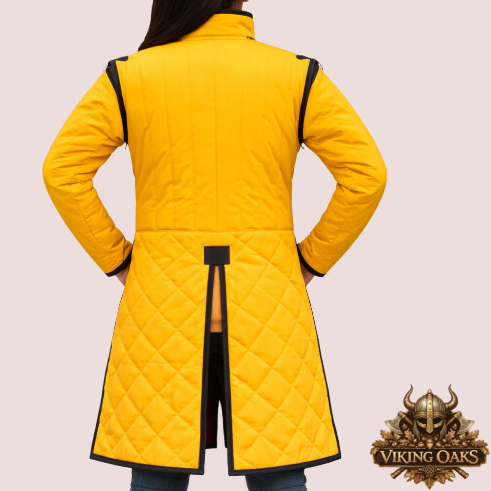 Renaissance Faire Gambeson Costume – Medieval Padded Armor for LARP