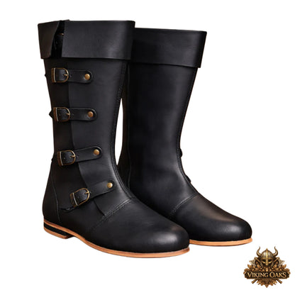 Viking Leather Boots – Medieval Renaissance Renfaire, Theater & Halloween