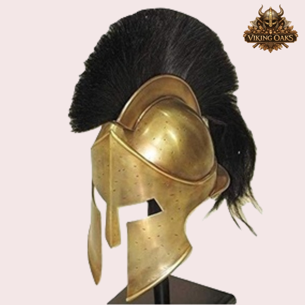 Spartan Helmet Set Brass & Bronze King Leonidas Warrior Armour Helmets