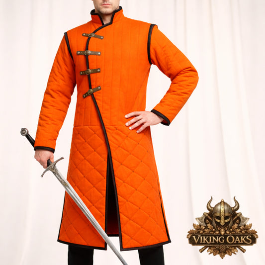Ren Faire Medieval Gambeson – Quilted Armor Jacket