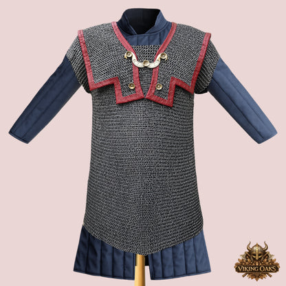 6mm Roman Lorica Hamata Chainmail – Riveted Legionary Armor for SCA