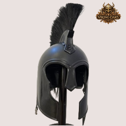 Troy Achilles Helmet – Greek Trojan Warrior Armor from Troy Movie with Display Stand, Gift for Him