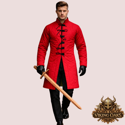 Medieval Gambeson Armor Jacket – Padded Ren Faire LARP Outfit