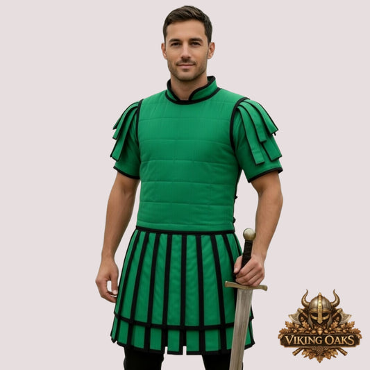 Roman Subarmalis Armor – Padded Tunic for LARP, Renaissance Fair & Easter Gift