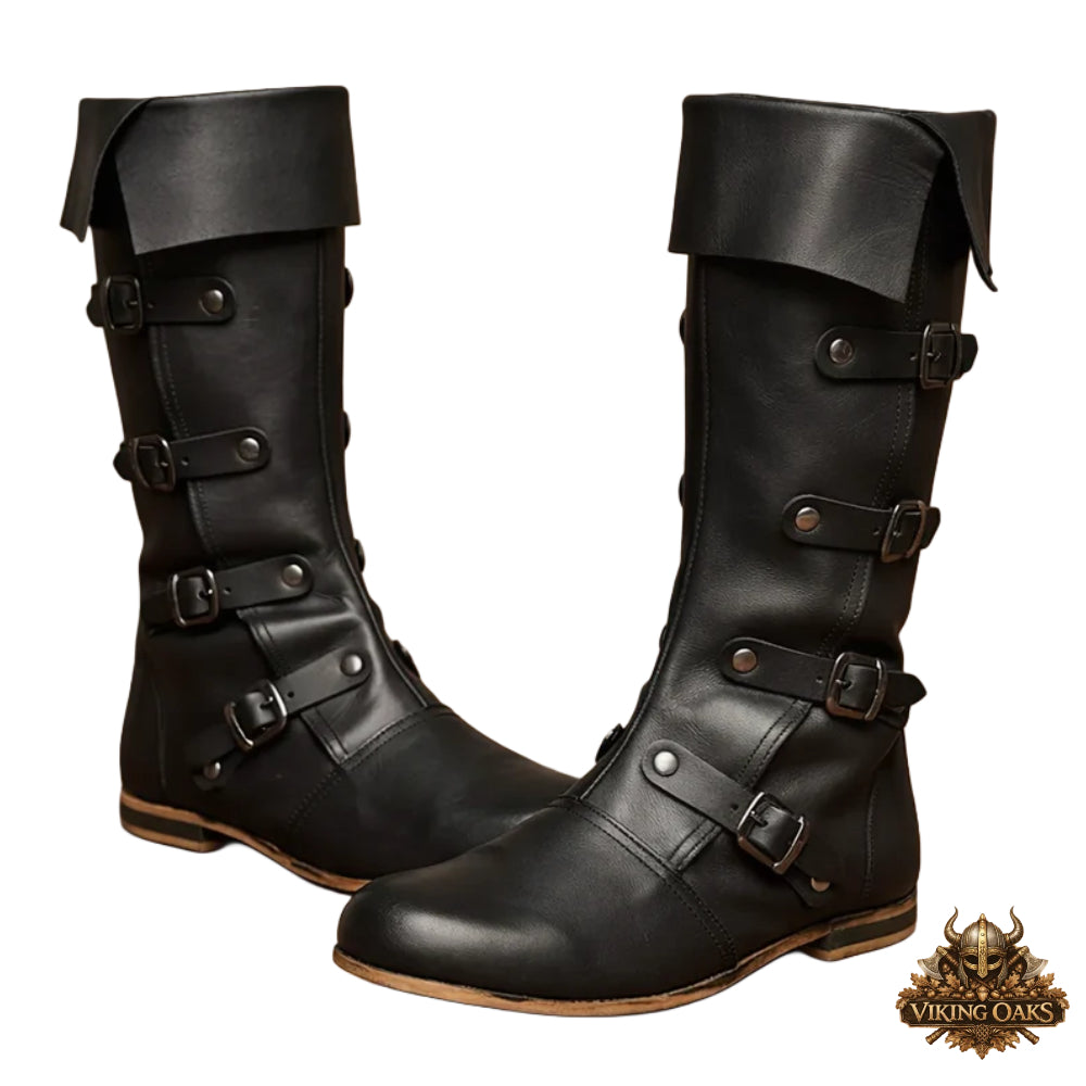 Viking Leather Boots – Medieval Renaissance Renfaire, Theater & Halloween