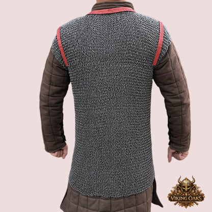 Roman Lorica Hamata 6MM Riveted Chainmail Shirt Reenactment Armor