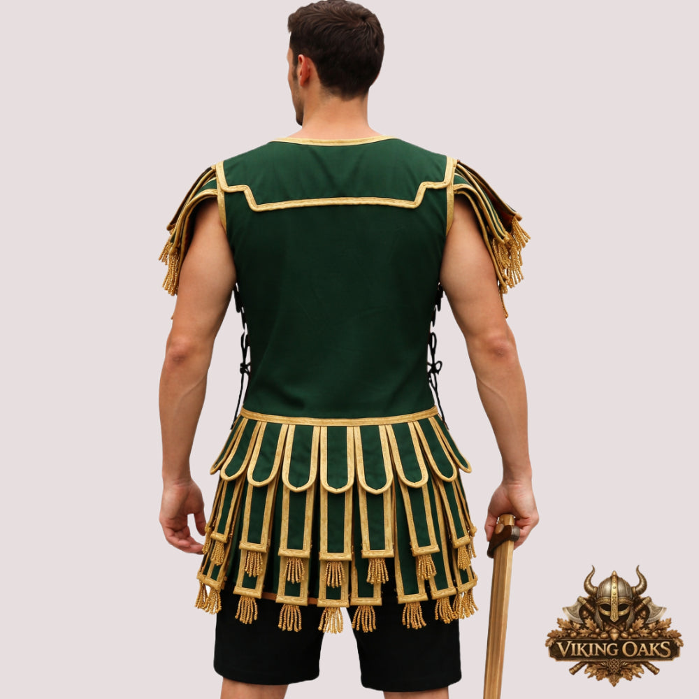 Roman Subarmalis Armor – Gladiator Tunic with Pteruges for LARP, Reenactment & Roman Costume