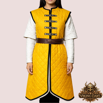 Medieval Gambeson Jacket | Padded Armor for LARP & Cosplay