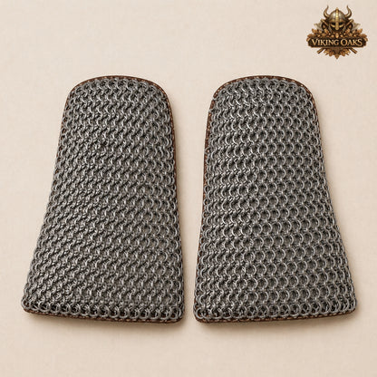 9mm Chainmail Gloves – Flat Riveted Rings, Viking Gauntlets for LARP Reenactment & Heavy Duty Work