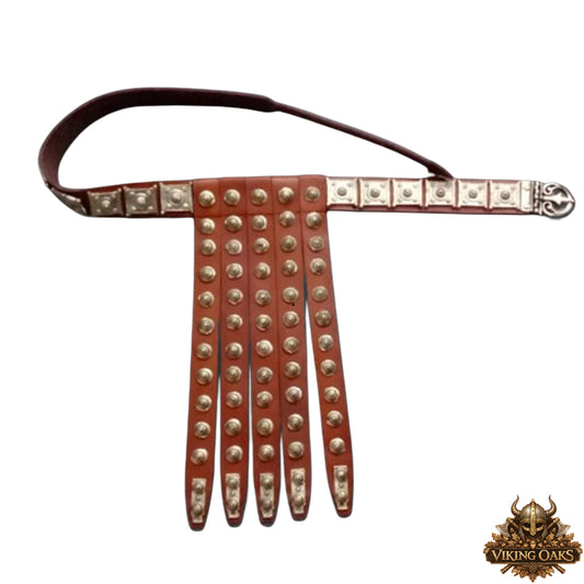 Ancient Roman Cingulum Belt – Handmade Leather Armor for Reenactment, LARP & Cosplay