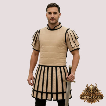 Roman Subarmalis Armor – Padded Tunic for LARP, Renaissance Fair & Easter Gift